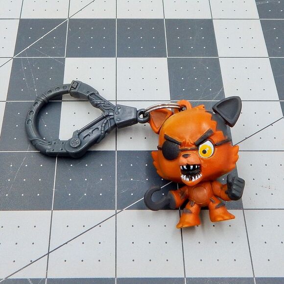 Five Nights At Freddys FNAF Captain Foxy Hangers Figure Key Chain Clip 2015 - Picture 5 of 6